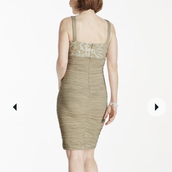 CACHET short taffeta dress with 3/4 sleeve sequin bolero size 14 NWT! - Picture 6 of 17